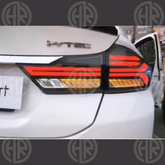 Smoked Tail Lights for Honda City Sleek Backlight Upgrade with Modern Design